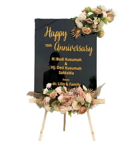 Papan Bunga Akrilik Plawad